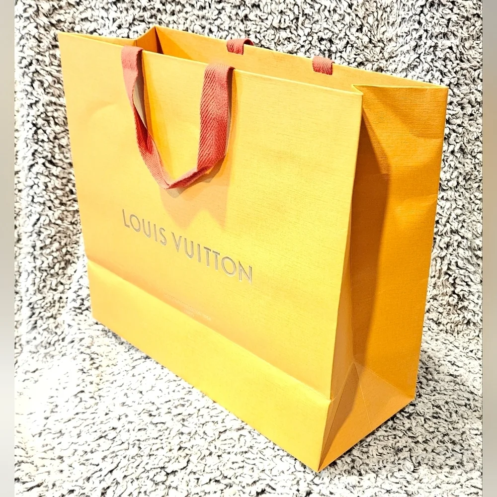 NEW Louis Vuitton Urs Fischer Large Shopping Bag Orange Holographic 16